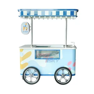 电动嘟嘟车猿冰淇淋车餐厅餐车糖果果汁车移动酒吧迷你咖啡餐车