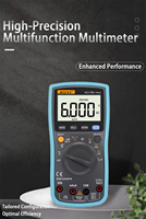ZOYI ZT-17B + 6000 Counts Multimeter Digital Presisi Tinggi, Rentang Otomatis/Manual, Penguji Multi-fungsi