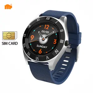 Smartwatch roman, relógio inteligente de negócios, cartão m11sim + tf, para android, ios, relógio redondo, esportivo