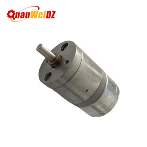 Motor de CC en miniatura QuanWeiDZ 25GM300 de 32 mm con imán permanente y engranajes para cerradura de puerta de coche, dron, cafetera - Product Image 2