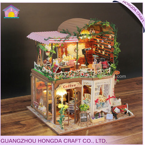 Le plus chaud avec <span class=keywords><strong>la</strong></span> lumière et les meubles modernes en bois <span class=keywords><strong>maison</strong></span> <span class=keywords><strong>de</strong></span> <span class=keywords><strong>poupée</strong></span>, assemblage facile <span class=keywords><strong>maison</strong></span> en bois - Product Image 2