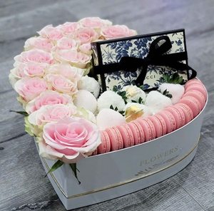Boîte cadeau <span class=keywords><strong>de</strong></span> fleurs en forme <span class=keywords><strong>de</strong></span> cœur d'amour préservées pour la Saint-Valentin, anniversaire <span class=keywords><strong>de</strong></span> mariage, cadeau pour les fleurs et l'amour, boîte cadeau pour la fête des mères - Product Image 2