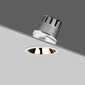 DALI <span class=keywords><strong>Dimmable</strong></span> 5 Wát 7 Wát <span class=keywords><strong>COB</strong></span> LED Sâu Chống Lóa Xuống Ánh Sáng Điều Chỉnh Downlight Lõm - Product Image 4