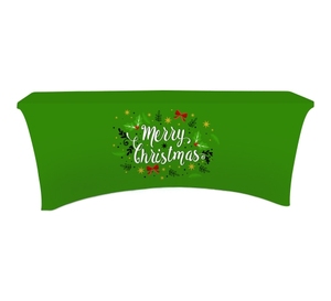 Biểu tượng tùy chỉnh 6ft Spandex căng Khăn trải bàn hình chữ nhật bảng bìa cho triển lãm thương mại Đảng được trang bị căng bảng Bìa - Product Image 5