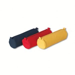 Sac de rangement en toile de coton naturel avec fermeture éclair pour étudiants et adultes, personnalisable avec logo, pour stylos et crayons – Vente en gros - Product Image 4