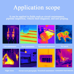 <strong>Handheld</strong> 2.8mm Digital Endoscope <strong>Night</strong> <strong>Vision</strong> CMOS Sensor H.265 360 Joystick Rotation 1m Cable 5-Inch LCD TF Card IP67 1 Year - Product Image 4