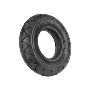 Pneus solides en caoutchouc pour patinette durables et fiables 200x50 pour applications lourdes - Product Image 1
