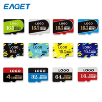 Tarjeta Mini SD EAGET de 16 GB, Clase 10, Tarjeta TF para Teléfono Móvil Android, Cámara, Estuche para Tarjeta SD, Tarjeta de Memoria para Tablet