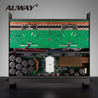 Auway FP10000Q Amplificateur de puissance numérique à 4 canaux de classe TD 4x1350W 8Ω Touring King haute stabilité