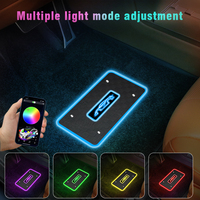 Tapis de sol de voiture personnalisés avec logo OEM 12V, éclairage ambiant RGB, étanches IP67, lumières LED néon 5050 SMD, SUV/camion/berline