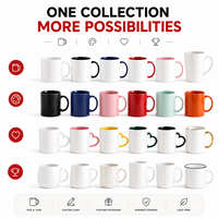 Mugs Personnalisés ZREGGUR Prix Usine, Tasses à Bière Colorées pour Impression, Mug à Café en Céramique Blanc Sublimation de Haute Qualité 11 Oz