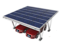 Vente en gros, système solaire de Carport en Aluminium, Structure de la maison, supports de Carport personnalisés, système solaire