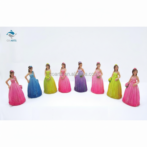 2016 nuevos recuerdos, artesanía de resina para boda, varias niñas, de resina, de 21, - Product Image 1