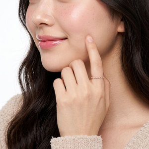 Wholesale New Collection Hand <b>Crafted</b> Fine Jewelry 18K Rose Gold Natural Diamond Stackable <b>Ring</b> Gift For Women Everyday Wear - Product Image 5