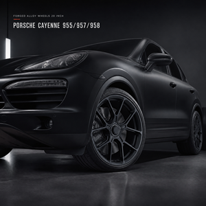 Jantes en alliage forgé 20 21 pouces multi-rayons noir satiné Flow Forming 5x130 pour Porsche Cayenne VW Touareg Audi Q7 - Product Image 4
