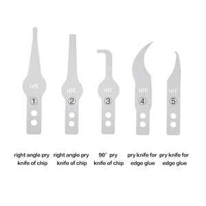 Kit <span class=keywords><strong>de</strong></span> réparation combiné I2C Q5 IC, 5 lames + 1 poignée pour l'entretien des puces <span class=keywords><strong>de</strong></span> carte mère <span class=keywords><strong>de</strong></span> téléphone - Product Image 2