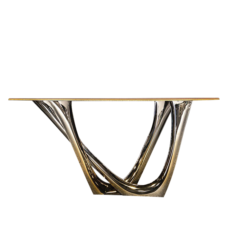 Фабричная Скандинавская Античная Золотая роскошная мебель для прихожей, консоль для гостиничного стола, современная деревянная консоль для прихожей