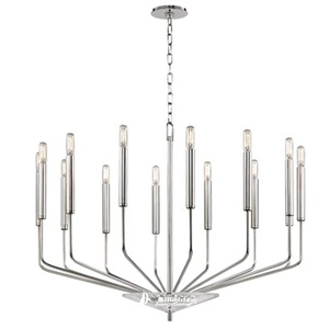 Lobby d'hôtel de luxe en forme de branche d'ingénierie luminaires haut de gamme modernes Villa salon <span class=keywords><strong>lustre</strong></span> en laiton - Product Image 2