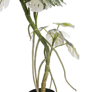 <span class=keywords><strong>Plante</strong></span> artificielle <span class=keywords><strong>Albo</strong></span> Monstera 100cm fausse <span class=keywords><strong>plante</strong></span> d'intérieur en pot pour la décoration de bureau moderne à la maison - Product Image 4