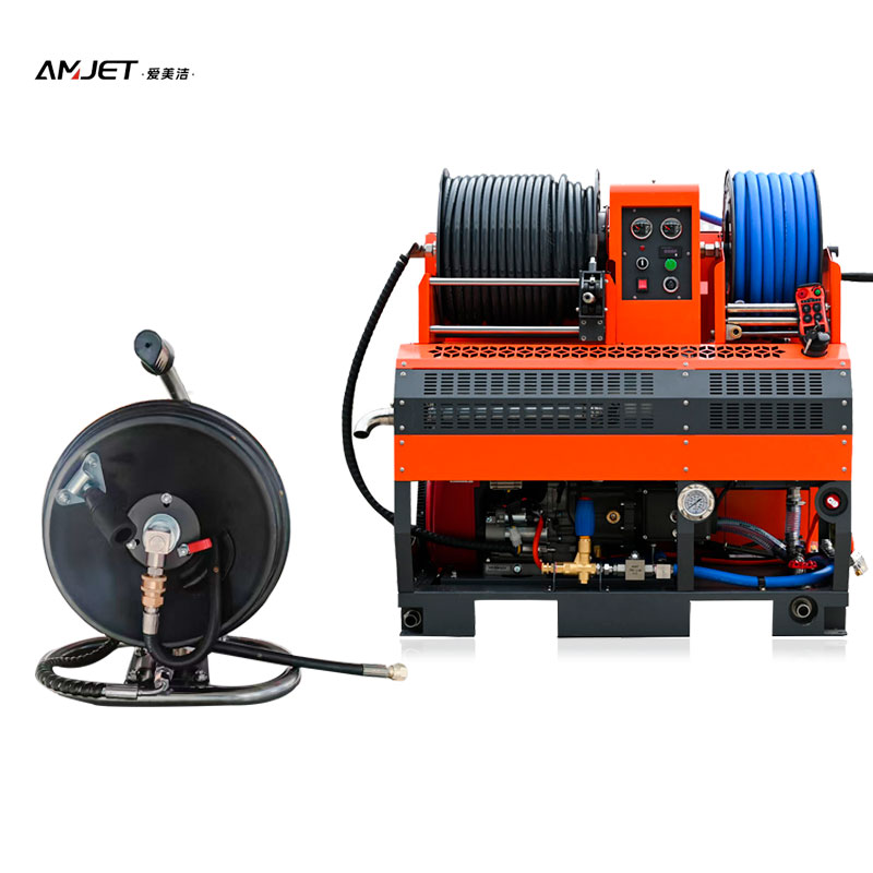 Газовый двигатель 260 бар 3800psi канализационный дренажный Промышленный Очиститель высокого давления водоструйный очиститель