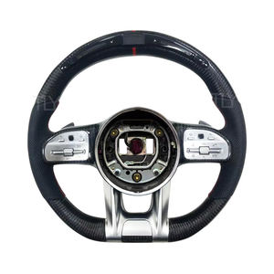 Volant LED Racing personnalisé en fibre de carbone pour <span class=keywords><strong>Mercedes</strong></span> Benz C43 GLC63 E53 CLS53 <span class=keywords><strong>A220</strong></span> S560 GLE63 E63 S63 G63 G65 GT63 AMG - Product Image 3