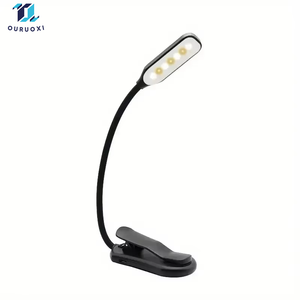 Lampe de lecture de livre portable à LED rechargeable avec <span class=keywords><strong>batterie</strong></span> lithium-ion incluse, lampe de table LED personnalisée sans Blu-ray 2025 - Product Image 2