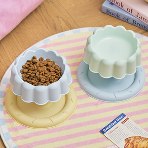 Pet Bowl Elevated Rounded Shape For <b>Cats</b> Large Capacity Feeding Dish - Product Image 1