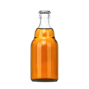 Gran cantidad en stock, envío rápido en 3 días. Botella de cerveza de vidrio ámbar de 330ml - 1000ml con tapa corona. - Product Image 5