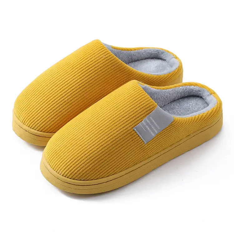 Zapatillas de tendencia de moda para interiores unisex, antideslizantes, con suela suave de piel de algodón, cálidas y cómodas, sandalias