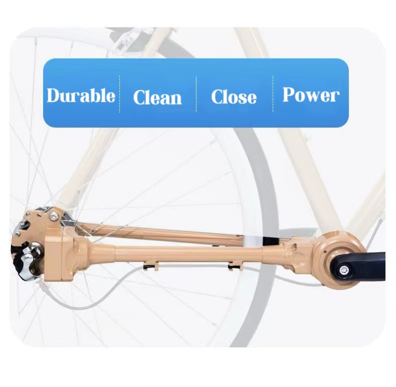 TDJDC Shaft Drive Bicycle Chainless Bike Parts - Durable & Clean