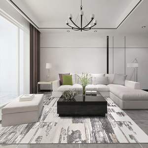 Modern Abstract Painting Area Rug Rectangle 9mm Pile Living Room Bedroom <b>Floor</b> Mat Dirt Resistant <b>Machine</b> Woven - Product Image 4