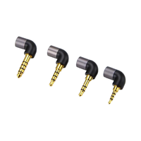 Connecteur audio jack pour casque équilibré 3,5 mm, 2,5 mm, 4,4 mm, 3,5 PRO, modulaire, en cuivre, 4 pôles, à commutation rapide, pour applications industrielles DC