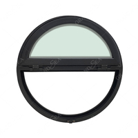 Ventanas Redondas de Aluminio con Diseño Circular de Vidrio Moderno