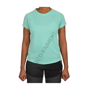 Camiseta informal OEM de alta calidad, camisetas lisas, camiseta de tela suave al por mayor, Camiseta de algodón con serigrafía para mujer, camiseta para mujer - Product Image 1