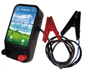 Électrificateurs <span class=keywords><strong>de</strong></span> clôture électrique super étanches 12V DC, portée 20KM, écologiques, pour usage en ranch, protection du bétail SUNRISE SXD12-1000 CE - Product Image 5