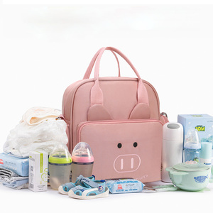 Sac à dos de rangement multicouche personnalisé, nouvelle grande capacité, sac à langer portable tendance, sac à dos multifonctionnel - Product Image 5