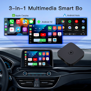 Wireless Apple CarPlay Android Auto AI Box with Android12 2+16GB <strong>Smart</strong> Youtube Netflix <strong>TV</strong> Car Play for Factory Wired CarPlay