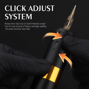 Máquina de Tatuaje Rotativa Inalámbrica de 1800 mAh, Pistola de Tatuaje Portátil con Carrera de 4.0 mm para Principiantes, para Delineado, Sombreado y Arte Corporal - Product Image 6