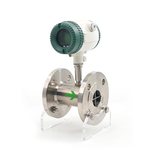 Chất lượng cao tuabin lưu lượng kế thép không gỉ 4-20mA + Hart đầu ra 0.2% FS độ chính xác dòng Turbine mét withdigital hiển thị - Product Image 2