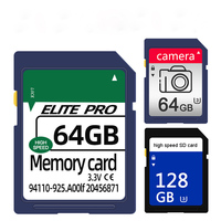 Cartes mémoire SD ultra-rapides - Classe 10 haute vitesse certifiées CE, garantie 3 ans, en plastique, différentes capacités pour GPS/téléphone/tablette