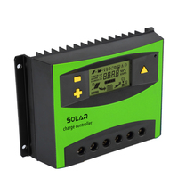 Contrôleur de charge solaire 24V 60A, contrôleur de charge automatique 60 ampères, contrôleur de panneau solaire PWM hors réseau