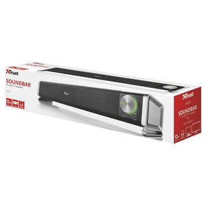 Ensemble d'enceintes PC ASTO Sound Bar Pc & Tv Speaker Noir et Argent 6W 21046 - Product Image 2