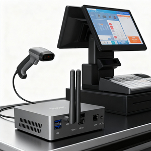 Mini ordenador sin ventilador escritorio 3805u I3 i5 nuc con doble RS232 doble Lan mini ordenador Industrial - Product Image 2