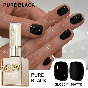 XEIJAYI Nouvelle Série 2026 <span class=keywords><strong>Vernis</strong></span> à Ongles Gel UV de Haute Qualité 15ml Noir Soak-Off pour Usage Artistique - Product Image 1