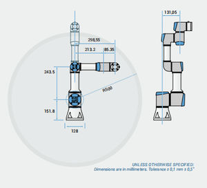 Robot collaboratif UR3e à 6 axes de haute précision avec articulation rotative initiale pour plans de travail/machines de production - Product Image 4