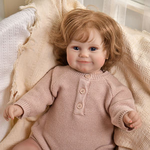 Fábrica al por mayor lindo 24 pulgadas vivo cuerpo completo <span class=keywords><strong>de</strong></span> <span class=keywords><strong>silicona</strong></span> bebé <span class=keywords><strong>Reborn</strong></span> completo muñecas <span class=keywords><strong>de</strong></span> <span class=keywords><strong>silicona</strong></span> - Product Image 5