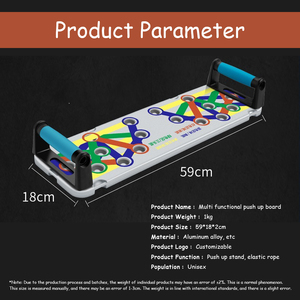 2024 nuovi arrivi Fitness <span class=keywords><strong>Core</strong></span> Trainer portatile in lega di alluminio Push Up plance <span class=keywords><strong>Board</strong></span> leggero bilanciere - Product Image 5