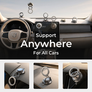 Support de téléphone magnétique rotatif à <span class=keywords><strong>360</strong></span>° LISEN 2026 Pro N52 à forte aspiration pour voiture, compatible iPhone 17 16 Pro Max Samsung S25 - Product Image 6