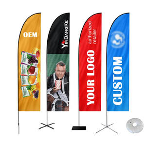 Bandiera a Piuma Personalizzata con Protezione UV, Tessuto Impermeabile, Base Stabile, Design Pieghevole per Eventi all'Aperto, <span class=keywords><strong>Marketing</strong></span> Aziendale e Promozione del Brand - Product Image 4