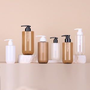 Sản Phẩm Mới Trong Kho 500Ml Dầu Gội Chai Nhựa Dầu Gội Đầu Và Điều Hòa Chai Hổ Phách Mờ Chai - Product Image 6